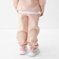 Брюки детские с начесом MINAKU: CRUSH, цвет розовый, рост 152 см