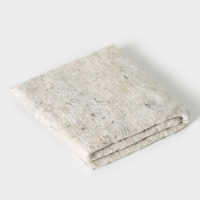 Салфетка - тряпка хозяйственная Доляна, 60&times;80 см, плотность 180 г/м&sup2;, строчка 2,5 мм, с оверлоком, белая