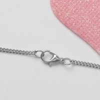 Кулон детский &laquo;Выбражулька&raquo; котёнок, цвет белый в серебре