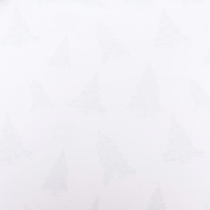 Новый год. Бумага упаковочная новогодняя глянцевая "Ёлки ", 70 х 100 см.