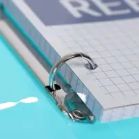 Тетрадь на кольцах А4, 80 листов в клетку ErichKrause "Glance Vivid", пластиковая обложка, блок офсет, белизна 100%, МИКС