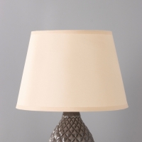 Настольная лампа "Марианна" 1х15Вт Е14 серый 28х28х45 см