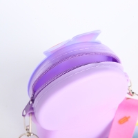 Сумка детская для девочки на молнии &laquo;Выбражулька&raquo;, pop it, цвет сиреневый