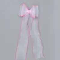 Бант для волос на заколке розовый, Винкс