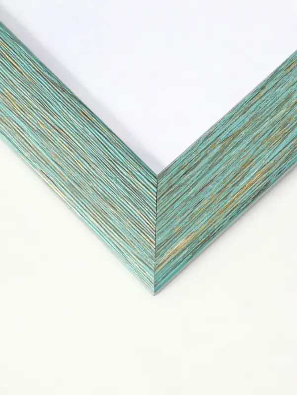 Фоторамка для фото 50х70 см "Luxe Elegance" пластик, морской, (пластик экран)