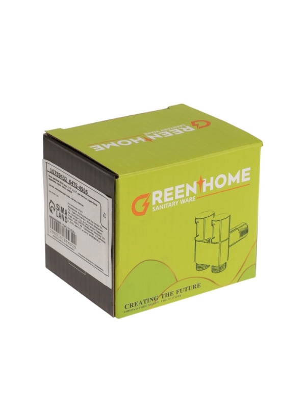 Кран двойной ZEIN engr, 1/2" х 1/2", два вентиля, кран-букса керамика, нерж. сталь, графит