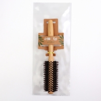 Брашинг &laquo;Натурель&raquo;, d = 2/5 &times; 22 см, комбинированная щетина, цвет &laquo;светлое дерево&raquo;