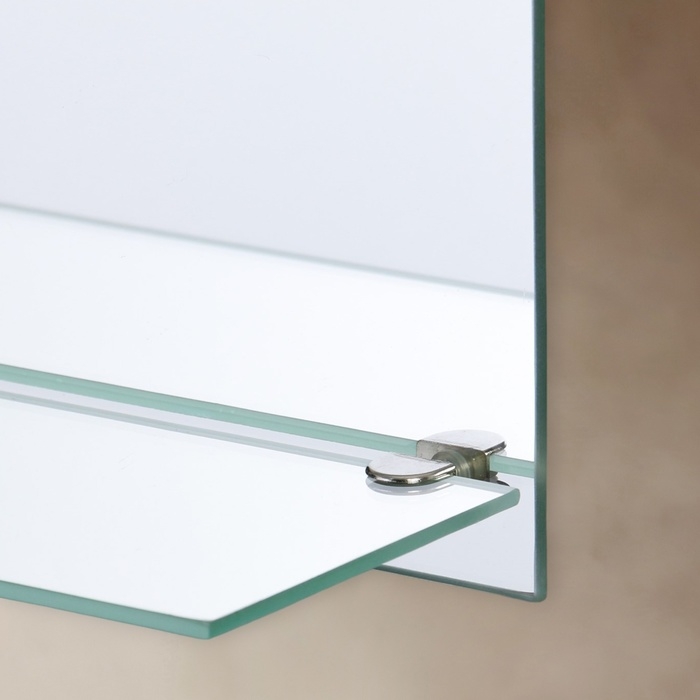 Зеркало, настенное, с полкой, 30&times;40 см