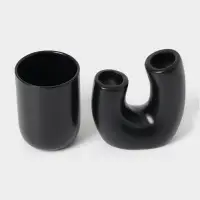 Набор для ванной "Равновесие", 4 предмета (мыльница, дозатор для мыла, 2 стакана)