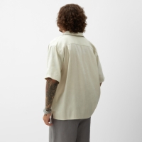 Рубашка мужская с коротким рукавом MIST р.48, молочный