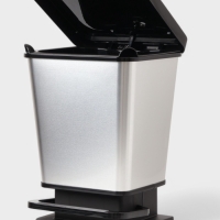 Контейнер для мусора с педалью "Металл" 20л