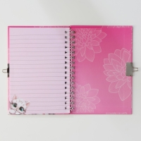 Блокнот на замочке А6, 50 л &laquo;С 8 Марта&raquo;