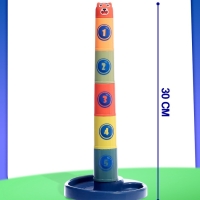 Кольцеброс - пирамидка 2 в 1 «Зверёк» Кольцеброс - пирамидка 2 в 1 «Зверёк»