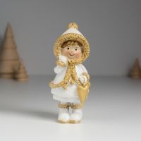 Сувенир полистоун "Малышка в белой шубке в варежках" МИКС 5х4х11,5 см Сувенир полистоун "Малышка в белой шубке в варежках" МИКС 5х4х11,5 см