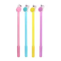 Ручка - прикол гелевая Calligrata &laquo;Котенок с клубком&raquo;, МИКС