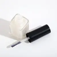 Лак с эффектом геля  "Формула", тон 387, цвет белый перламутровый искрящийся