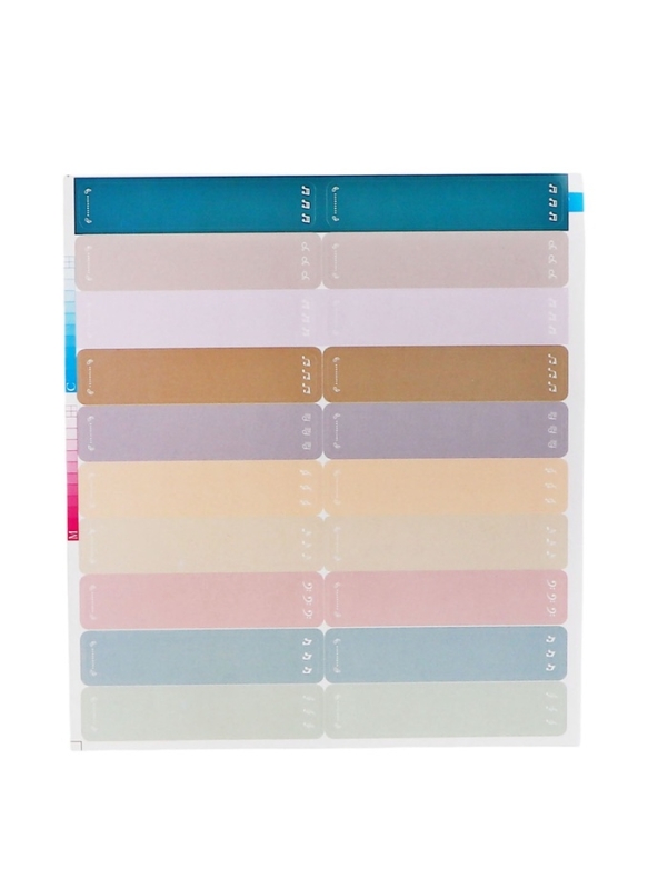 Нотная папка - 20 файлов 40 листов розовая