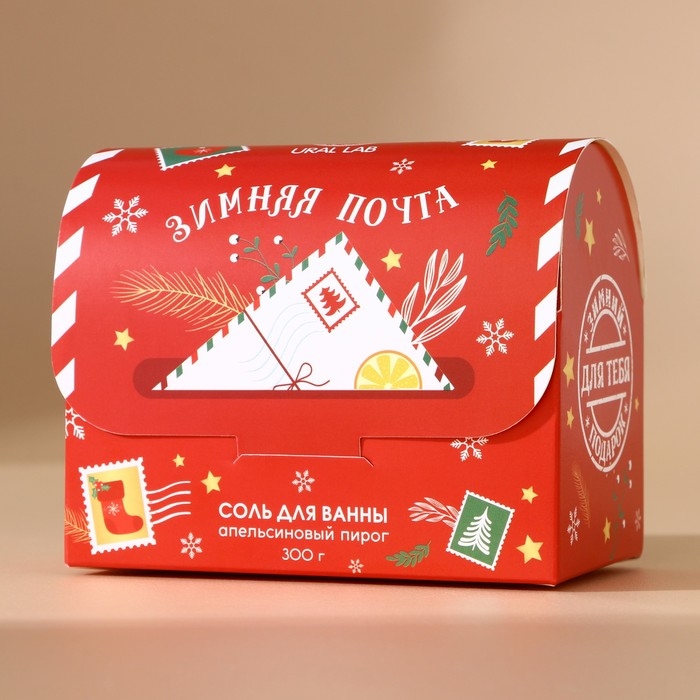 Соль для ванны «Для тебя», 300 гр, аромат апельсинового пирога, Новый Год Соль для ванны «Для тебя», 300 гр, аромат апельсинового пирога, Новый Год