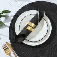 Кольцо для салфетки «Спираль», 4×4,9×4,9 см, цвет золотой Кольцо для салфетки «Спираль», 4×4,9×4,9 см, цвет золотой