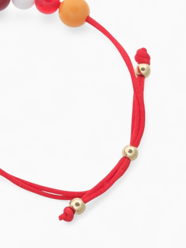 Браслет детский &laquo;Выбражулька&raquo; на затяжке, бусины, элемент пряник, разноцветный