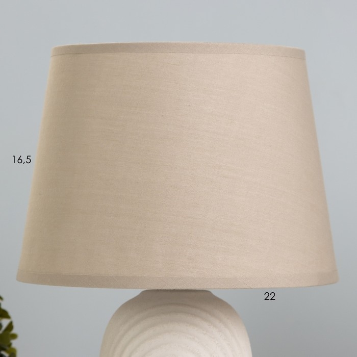 Настольная лампа "Доротея" Е14 40Вт серый 22х22х35 см RISALUX