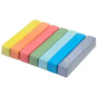 Мелки цветные школьные, набор 7 шт. &laquo;Эльза&raquo; &laquo;Холодное сердце&raquo;, прямоугольные