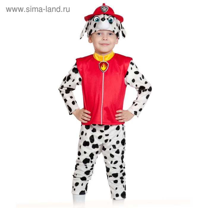 Карнавальный костюм &laquo;Маршалл&raquo;, куртка, бриджи, маска, р. 28-30, рост 104-110 см