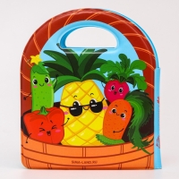 Книжка - игрушка для ванны &laquo;Овощи и фрукты&raquo;, виды МИКС, Крошка Я