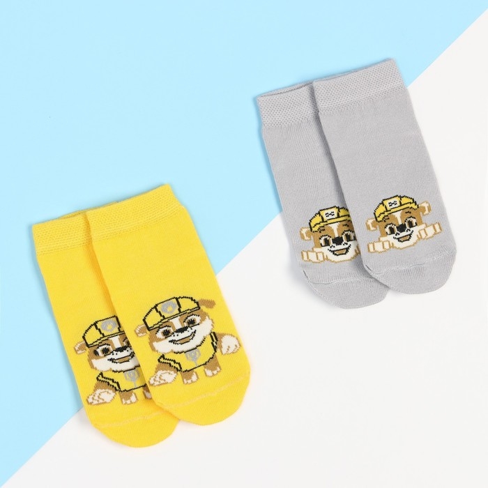 Набор носков "Крепыш" PAW PATROL, 2 пары, 12-14 см