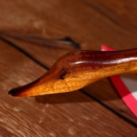 Сувенир "Утка на сёрфе" дерево 40 см