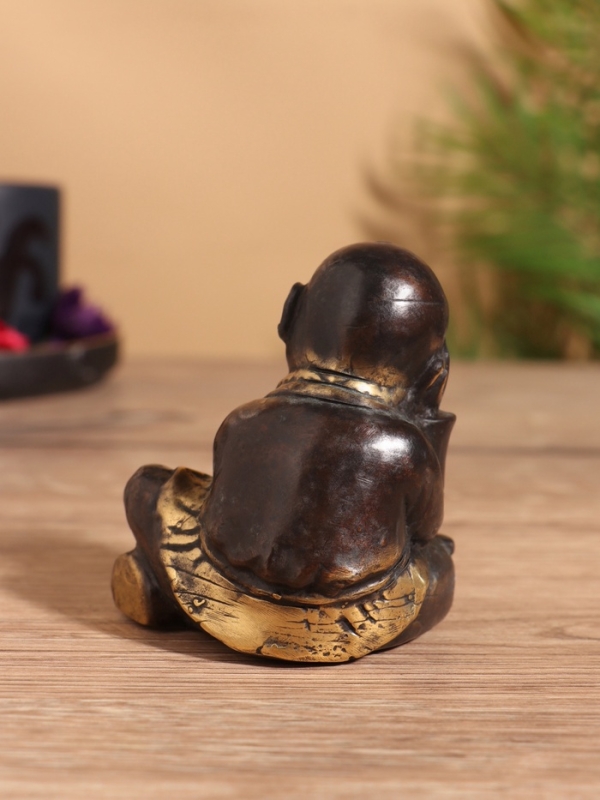 Сувенир бронза "Монах" 7х6х7 см