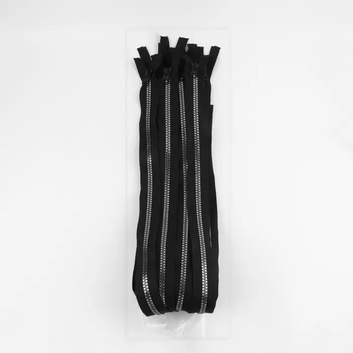 Молния &laquo;Трактор&raquo;, №8, разъёмная, замок автомат, 80 см, чёрная