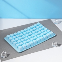 Форма для льда Доляна, 29&times;17,5&times;2,5 см, 60 ячеек, цвет МИКС