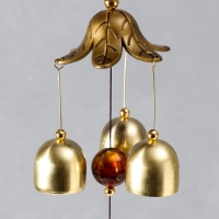 Музыка ветра металл "Карп" 6 колокольчиков 54 см Музыка ветра металл "Карп" 6 колокольчиков 54 см