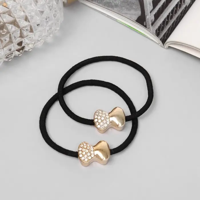 Резинки для волос &laquo;Лиора&raquo;, набор 2 шт., бантик