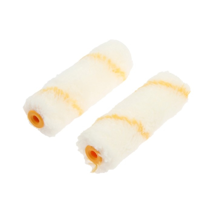 Мини-ролик ТУНДРА, полиамид, 100 мм, рукоятка d=6 мм, D=15 мм, ворс 11 мм, 2 шт. Мини-ролик ТУНДРА, полиамид, 100 мм, рукоятка d=6 мм, D=15 мм, ворс 11 мм, 2 шт.