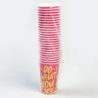 Стакан одноразовый бумажный для кофе "Лайк", 400 мл