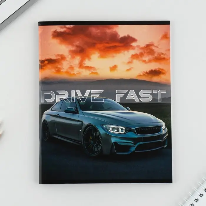 Тетрадь в клетку, 48 л., А5, на скрепке, блок №2 &laquo;Машины&raquo; МИКС