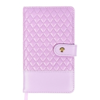 Планинг карманный недатированный, 80 листов, 100х170 мм, deVENTE.Tailor, твердая обложка кожзам с поролоном, хлястик, ляссе, блок 70%, сиреневый