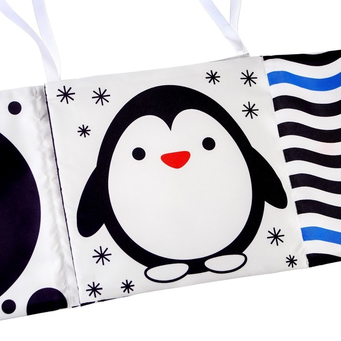 Мягкая книжка-бортик на кроватку по методике Г. Домана &laquo;Малыши&raquo;, с шуршалкой