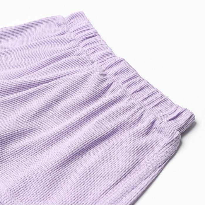 Комплект женский (футболка, шорты) KAFTAN Basic line, р. 42, сиреневый