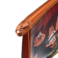 Папка пластиковая для тетрадей А4, на молнии, Гравити Фолз Папка пластиковая для тетрадей А4, на молнии, Гравити Фолз