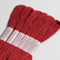 Нитки мулине, 8 ± 1 м, 6 шт, цвет красный №817 Нитки мулине, 8 ± 1 м, 6 шт, цвет красный №817