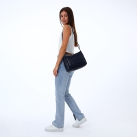 Сумка женская на молнии, цвет синий Сумка женская на молнии, цвет синий