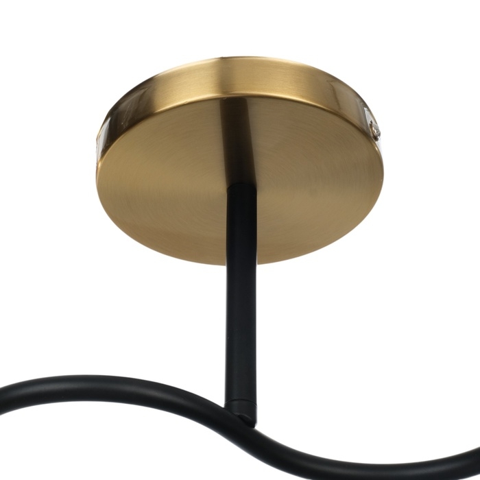 Люстра "Дассе" 2хЕ27 40Вт черно-бронзовый 47х15х24 см