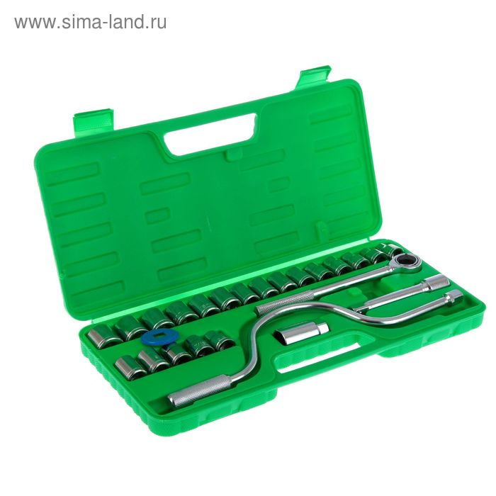 Набор инструментов в кейсе ТУНДРА, автомобильный, 1/2 Набор инструментов в кейсе ТУНДРА, автомобильный, 1/2", 25 предметов