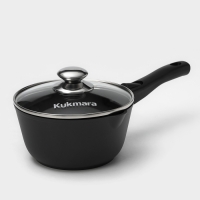 Набор кухонной посуды &laquo;Традиция №1&raquo;, антипригарное покрытие, крышка, цвет чёрный