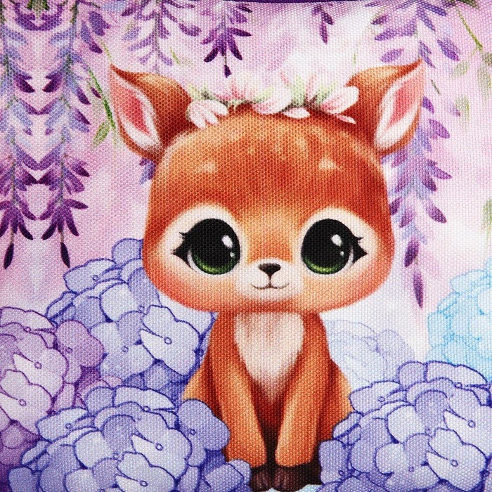 Набор подарочный для девочки Набор подарочный для девочки "Олененок", сумка, блокнот