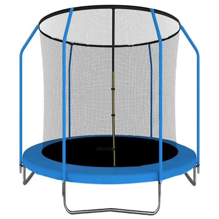 Батут ONLITOP, d=183 см, высота сетки 150 см, цвет синий