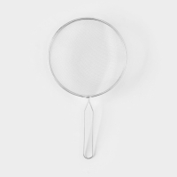 Сито для просеивания Доляна &laquo;Помощник&raquo;, d=18 см, цвет серебристый